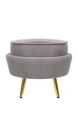 купить стильные Пуф Pearl Adorn Grey в интернет-магазине в Краснодаре