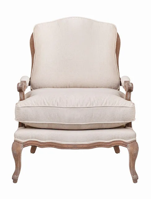 Мягкое полукресло с подлокотниками Niro Rattan Beige в Краснодаре