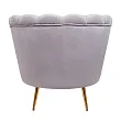 Низкое кресло ракушка Pearl Grey №3 в Краснодаре