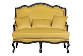 Двухместный дизайнерский диван Brody Double yellow №0 в Краснодаре