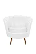 Низкое кресло ракушка Pearl White №0 в Краснодаре