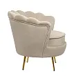 Низкое кресло ракушка Pearl Taupe №2 в Краснодаре