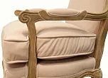 Мягкое полукресло с подлокотниками Nitro Beige Velvet №4 в Краснодаре