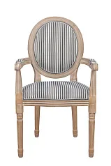 красивый Мягкий стул с подлокотниками Volker Arm Black Pinstripe в Краснодаре