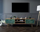 Комод "Бербер (Berber)" с нишей низкий под TV арт BB49/Print_41 №3