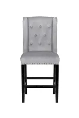 купить Дизайнерский полубарный стул Skipton Average Grey Velvet в интернет-магазине в Краснодаре