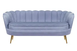 купить стильный Трехместный диван ракушка для гостиниц Pearl Triple Blue в интернет-магазине в Краснодаре