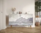 Комод с принтом 51 "Бербер (Berber)" арт BB01/Print_51 №3