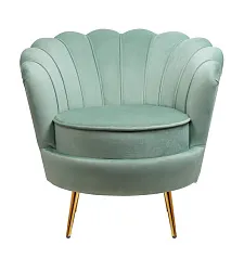 Низкое кресло ракушка Pearl Green в интернет-магазине в Краснодаре
