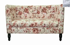 стильный Диван Rose Flower в современном стиле серый на заказ в Краснодаре