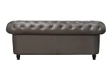 Диван из коричневой кожи Chesterfield Brown Leather 2S №3 в Краснодаре