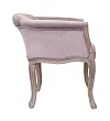 Низкое кресло ретро Kandy Pink Velvet №1 в Краснодаре