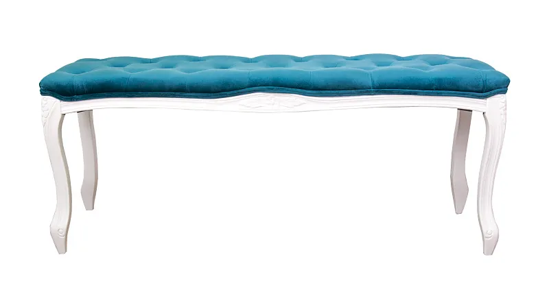 Оттоманка Kina Narrow Blue and White