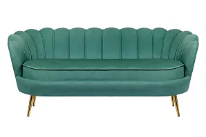 Диван ракушка для гостиниц Pearl Triple Green V2 в интерьере в Краснодаре