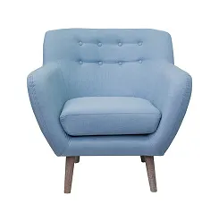 Низкое кресло Fuller Blue в интерьере в Краснодаре