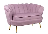 Дизайнерский двухместный диван Pearl Double Pink №1 в Краснодаре