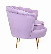 Низкое кресло ракушка Pearl Purple №2 в Краснодаре