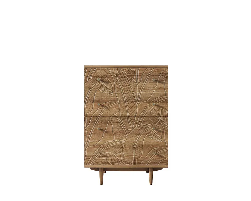 Комод "Boho" на 4 ящика джангл арт BH10 в Краснодаре Комод "Boho" на 4 ящика джангл арт BH10