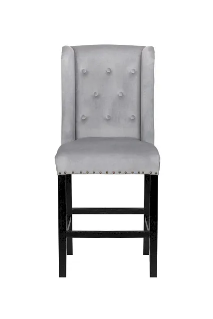 Дизайнерский полубарный стул Skipton Average Grey Velvet в Краснодаре Дизайнерский полубарный стул Skipton Average Grey Velvet в Краснодаре