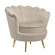 Низкое кресло ракушка Pearl Taupe №1 в Краснодаре