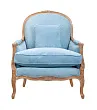 Мягкое полукресло с подлокотниками Aldo Light Blue №0 в Краснодаре