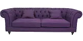 Диван мягкий арт-деко Neylan Purple розовый №1 в Краснодаре