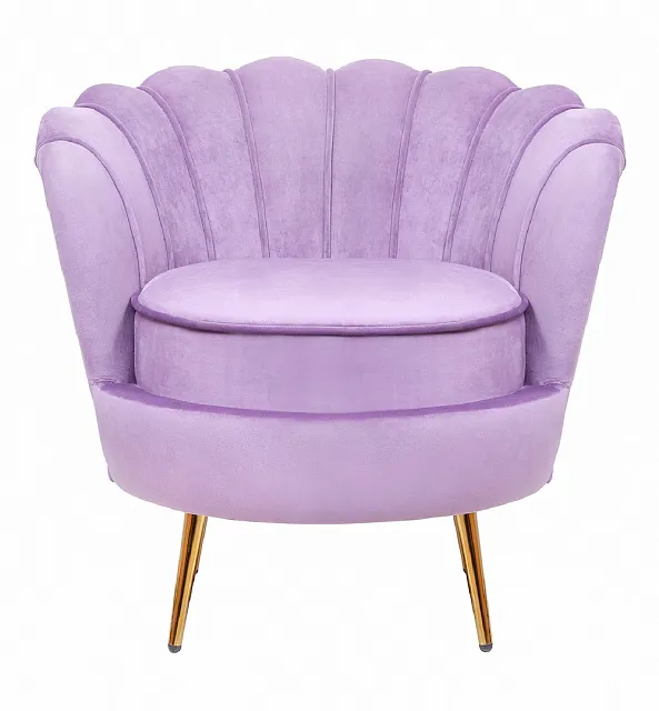 Низкое кресло ракушка Pearl Purple в Краснодаре Низкое кресло ракушка Pearl Purple в Краснодаре