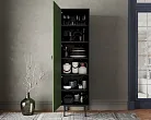 Шкаф c одной дверкой "Эмерсон (Emerson)" арт EM101/green/L №1