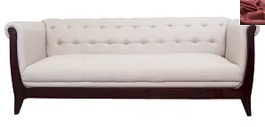 красивый Классический диван Delvin красный на заказ в Краснодаре