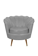 купить стильное Низкое кресло ракушка Pearl Grey V2 в интернет-магазине в Краснодаре