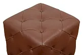 Дизайнерский пуф Amrit Light Brown Leather №2