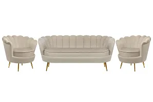 заказать Комплект кресел и дивана ракушка Pearl Triple Taupe в Краснодаре