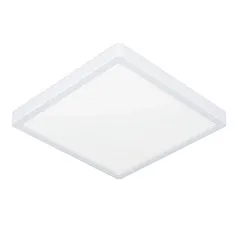 красивые 900592 Накладной светильник диммируемый FUEVA 5, 20,5W (LED), 3000K, L285, B285, H28, сталь, белый / пластик, белый на заказ в Краснодаре
