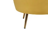 Низкое кресло ракушка Pearl Yellow №6 в Краснодаре