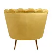 Низкое кресло ракушка Pearl Yellow №3 в Краснодаре