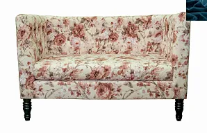 купить Диван прованс Rose Flower синий в интернет-магазине в Краснодаре