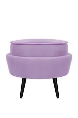 купить стильные Пуф Pearl Adorn Purple на черных ножках в интернет-магазине в Краснодаре