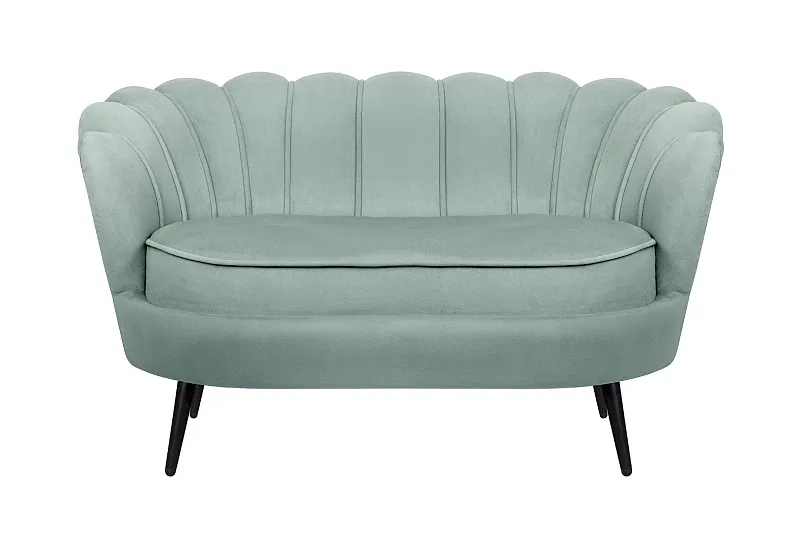 Диван ракушка Pearl Double Green на черных ножках в Краснодаре Диван ракушка Pearl Double Green на черных ножках