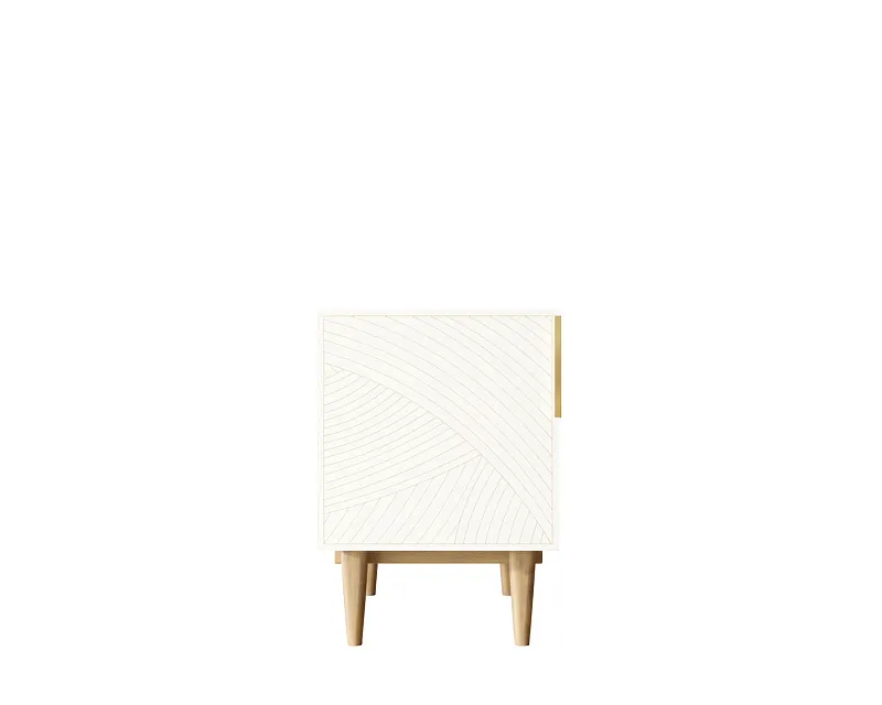 Тумбочка с дверкой "Лайн (Line)" LN08/GR1/beige
