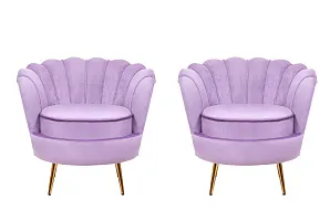 купить красивое Комплект кресел ракушка Pearl Purple в Краснодаре