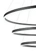 Люстра Orblaze 3 rings 800 black №9