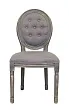 Дизайнерский обеденный стул модерн Volker Button Grey №0 в Краснодаре