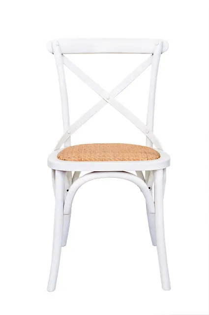 Стул ретро Cross Back White в Краснодаре