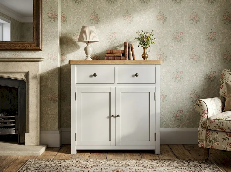 Комод "Жуль Верн (Jules Verne)" две дверки два ящика серый арт JV20ETGG