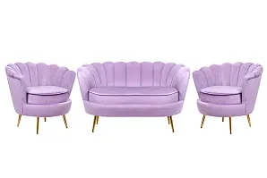 купить стильный Комплект кресел и дивана ракушка Pearl Double Purple в Краснодаре