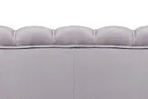 Диван ракушка Pearl Double Grey на черных ножках №5
