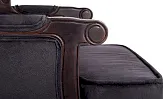 Двухместный дизайнерский диван Brody Double Black №4