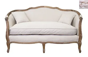 красивый Двухместный диван ампир Darcy 2 цвет розовый в интернет-магазине в Краснодаре
