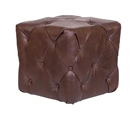 заказать Дизайнерский пуф Amrit Brown Leather в интернет-магазине в Краснодаре