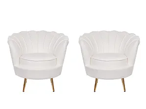 заказать стильное Комплект кресел ракушка Pearl Beige в Краснодаре